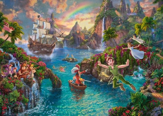 PQ Puzzle 1000 el. THOMAS KINKADE Piotruś Pan (Disney)