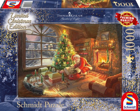 PQ Puzzle 1000 el. THOMAS KINKADE Przesyłka od Świętego Mikołaja