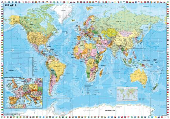 PQ Puzzle 1500 el. Mapa świata