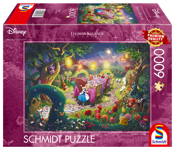 PQ Puzzle 6000 el. THOMAS KINKADE Alicja w Krainie Czarów (Disney)