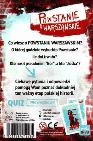 Powstanie Warszawskie - Quiz