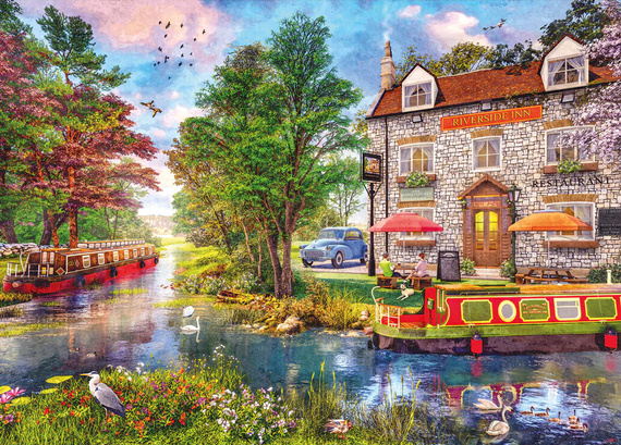 Puzzle 100 el. XXL Pensjonat Riverside Inn