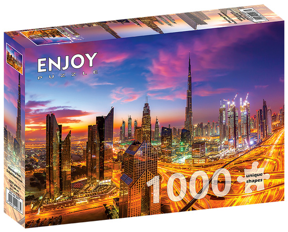 Puzzle 1000 el. Dubaj / Zjednoczone Emiraty Arabskie