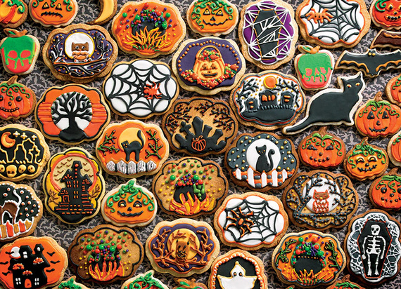 Puzzle 1000 el. Halloweenowe ciasteczka