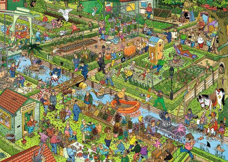 Puzzle 1000 el. JAN VAN HAASTEREN Ogród warzywny