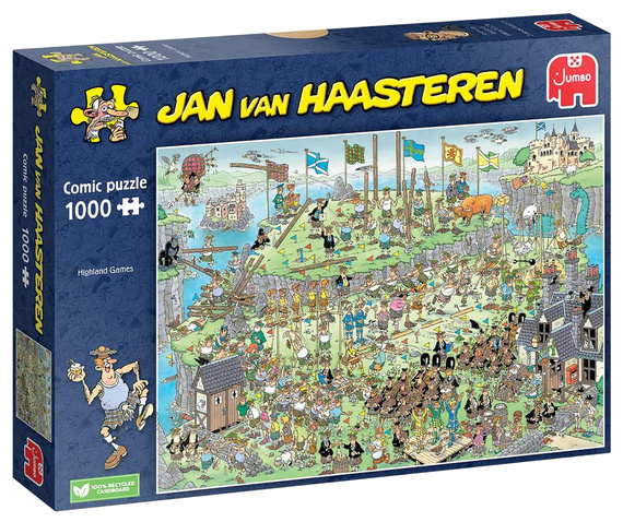 Puzzle 1000 el. JAN VAN HAASTEREN Tradycyjne szkockie zawody