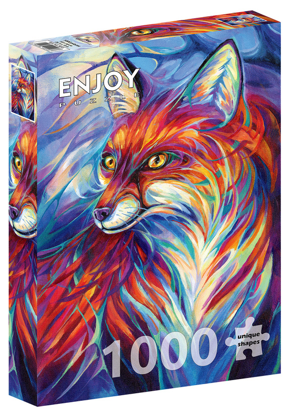 Puzzle 1000 el. Kolorowy lis