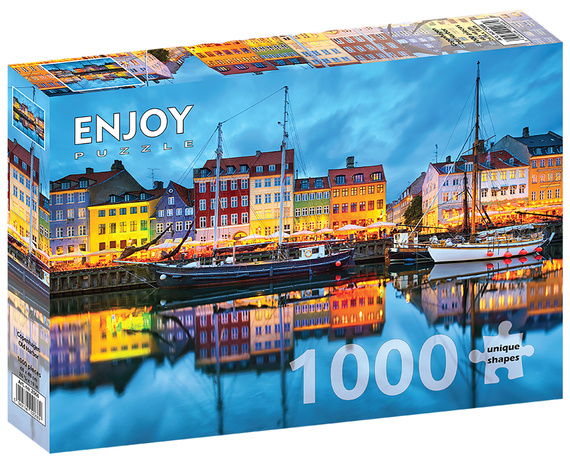 Puzzle 1000 el. Kopenhaga / Dania