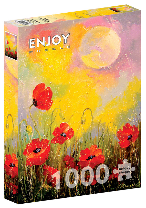 Puzzle 1000 el. Maki w świetle księżyca