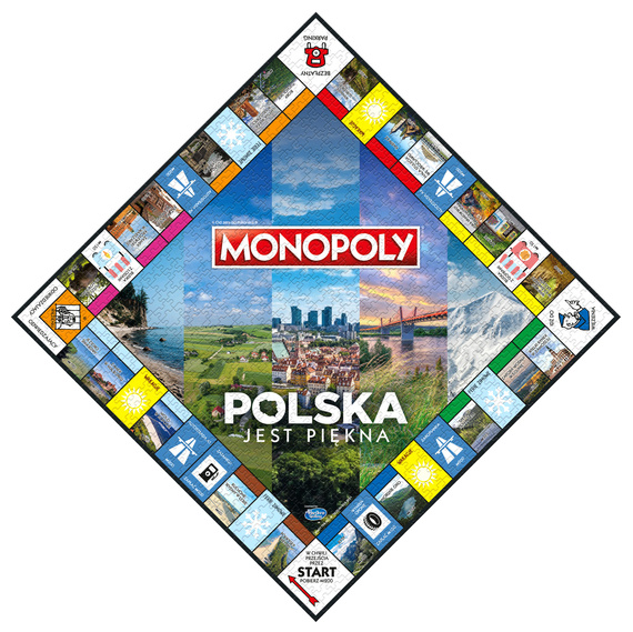 Puzzle 1000 el. Monopoly: Polska jest piękna