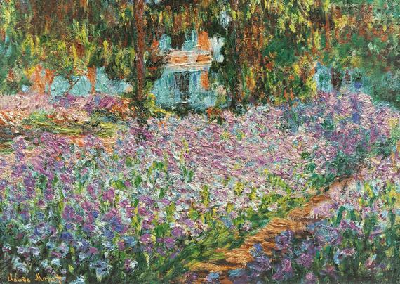 Puzzle 1000 el. Ogród artysty w Giverny, Claude Monet