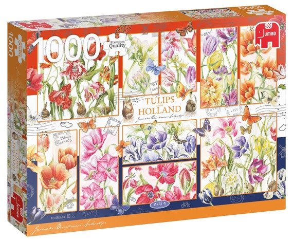 Puzzle 1000 el. PC JANNEKE BRINKMAN-SALENTIJN Tulipany z Niderlandów