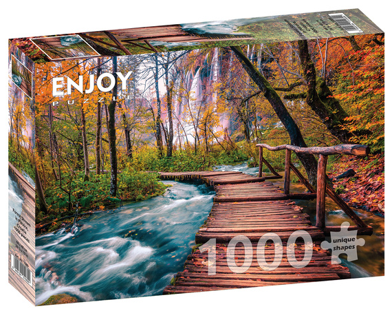 Puzzle 1000 el. Park Narodowy Jezior Plitwickich / Chorwacja