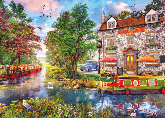 Puzzle 1000 el. Pensjonat Riverside Inn