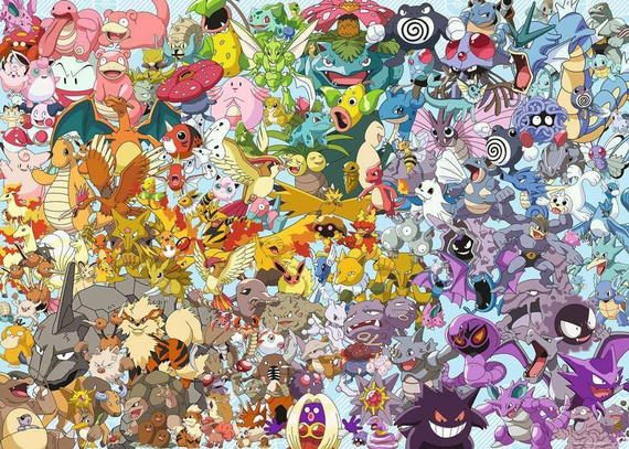 Puzzle 1000 el. Pokemon (Challenge)