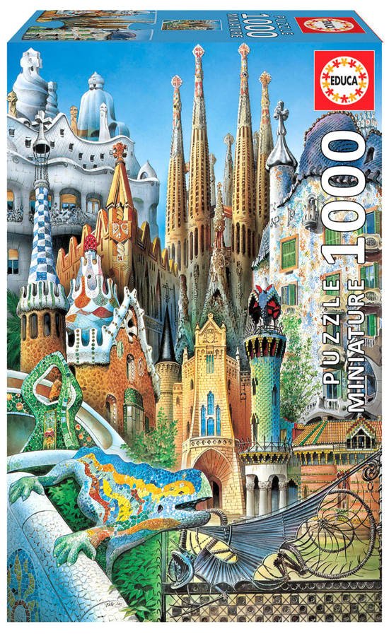 Puzzle 1000 el. Projekty Gaudiego (miniatura)
