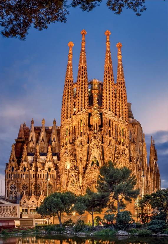 Puzzle 1000 el. Sagrada Familia / Barcelona