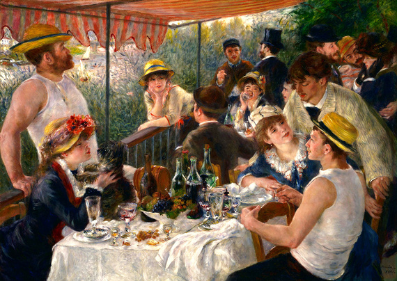 Puzzle 1000 el. Śniadanie wioślarzy, Auguste Renoir