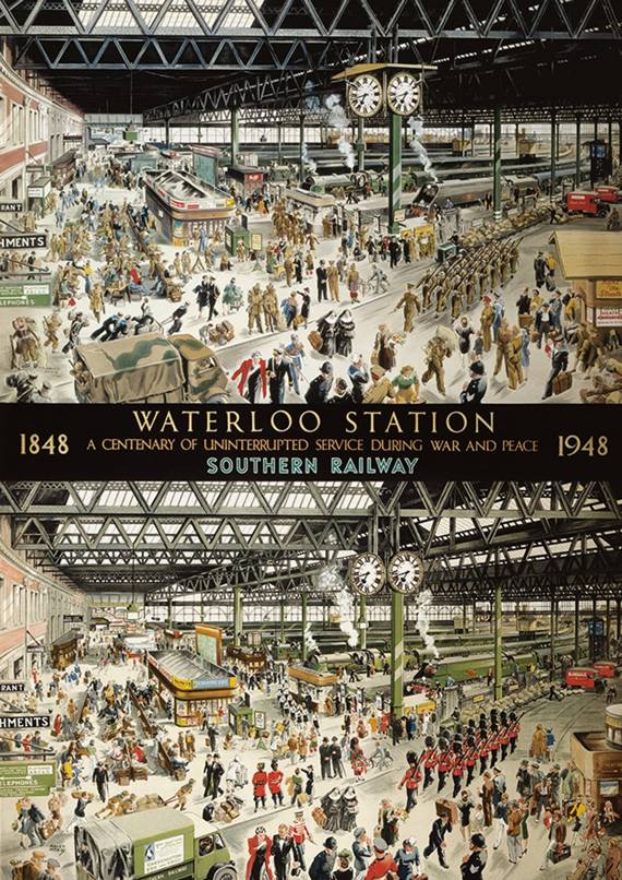 Puzzle 1000 el. Stacja Waterloo / Londyn