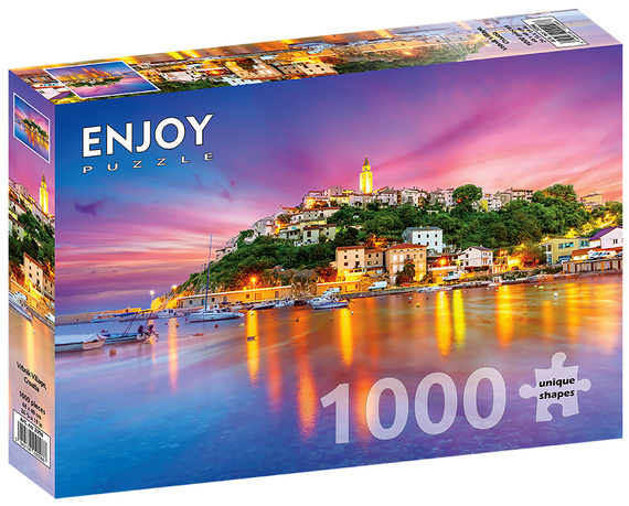 Puzzle 1000 el. Vrbnik / Chorwacja