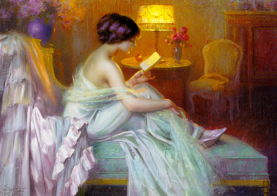 Puzzle 1000 el. Wieczorne czytanie, Delphin Enjolras