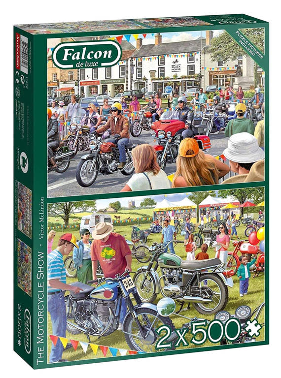 Puzzle 2 x 500 el. FALCON Zlot motocyklowy