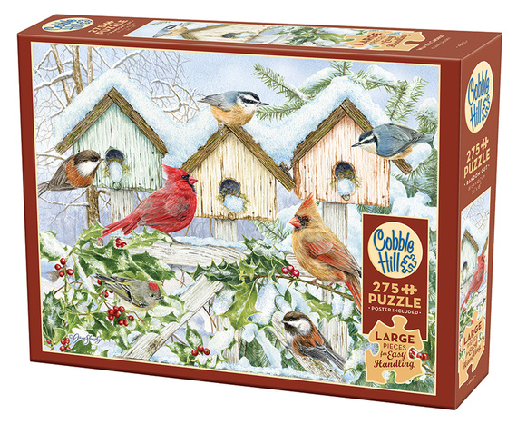 Puzzle 275 el. XL Zimowy ptaków śpiew