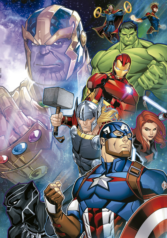 Puzzle 300 el. Avengers