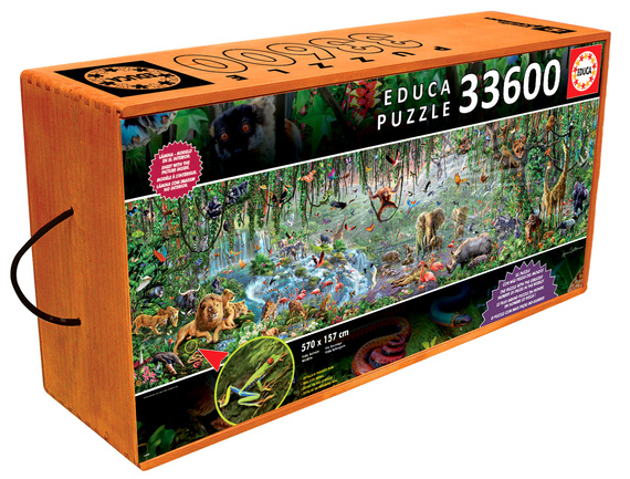 Puzzle 33600 el. Dzika przyroda