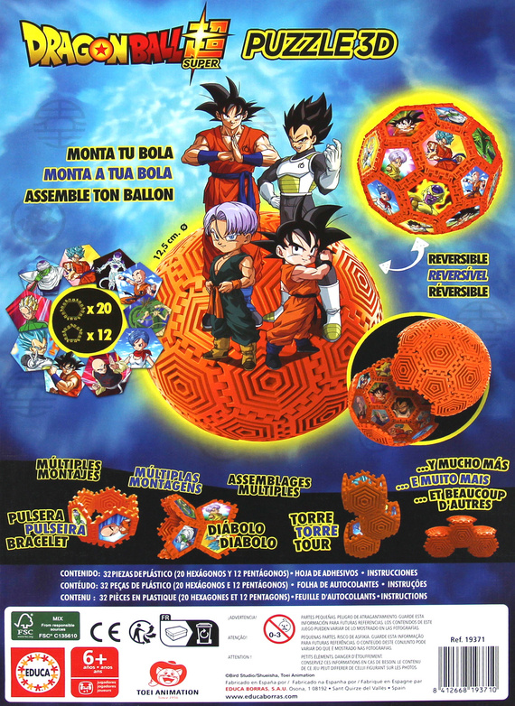 Puzzle 3D - Dragon Ball 32 el. 