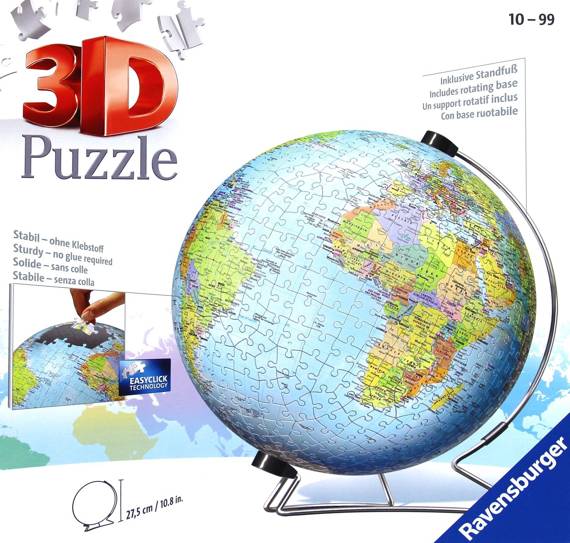 Puzzle 3D - Globus