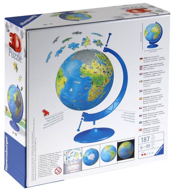Puzzle 3D - Globus dla dzieci