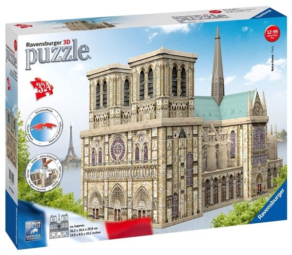 Puzzle 3D - Katedra Notre Dame