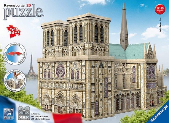 Puzzle 3D - Katedra Notre Dame