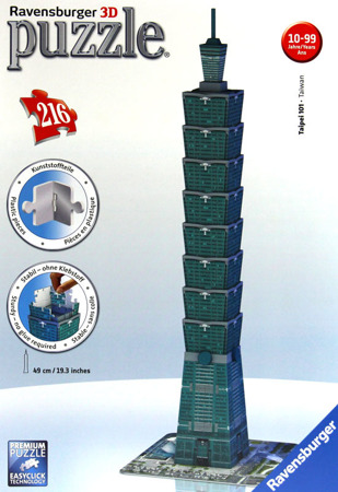 Puzzle 3D - Wieżowiec Taipei