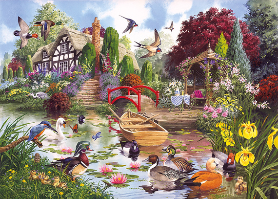 Puzzle 4 x 500 el. Flora & Fauna