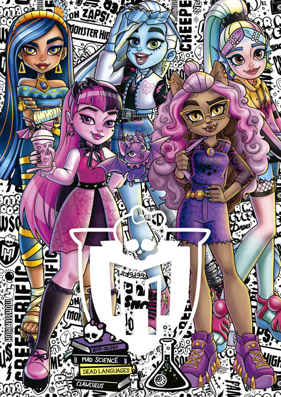 Puzzle 500 el. Monster High