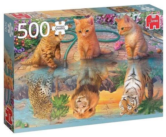 Puzzle 500 el. PC Marzenia małych kotów