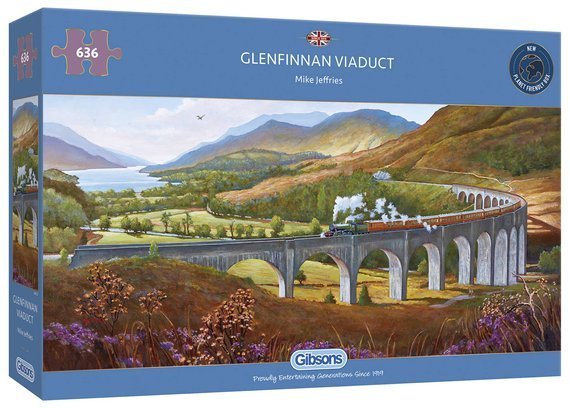 Puzzle 636 el. Wiadukt Glenfinnan / Szkocja (panorama)