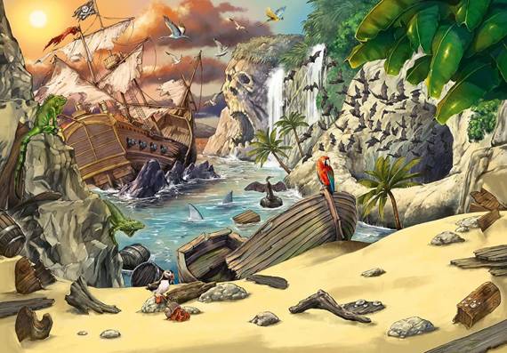 Puzzle EXIT KIDS - Skarb piratów