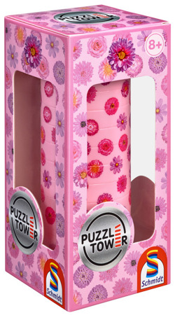 Puzzle - Magnetyczna wieża 3D - Kwiaty