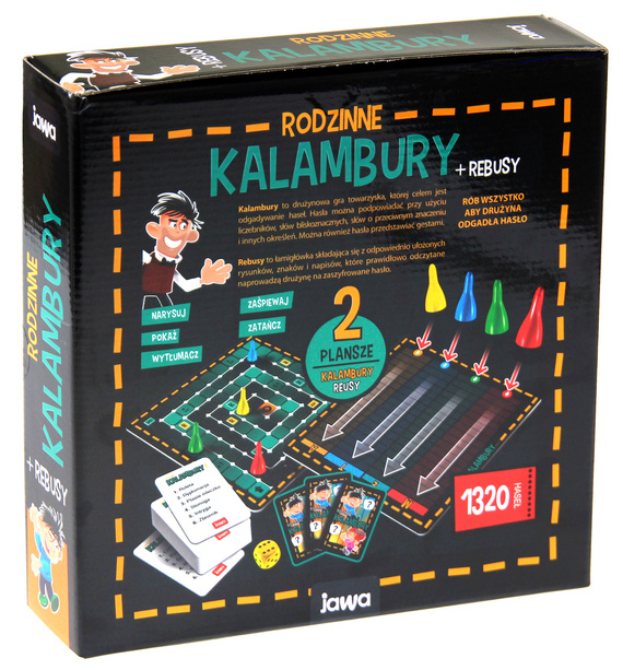 Rodzinne kalambury + rebusy