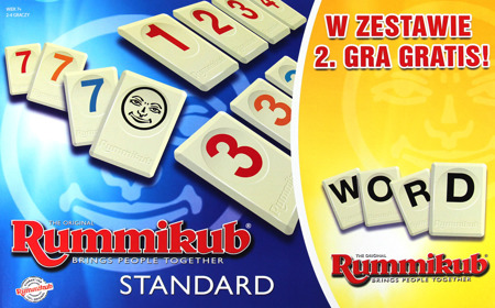 Rummikub 2w1 (Standard + Słowny)