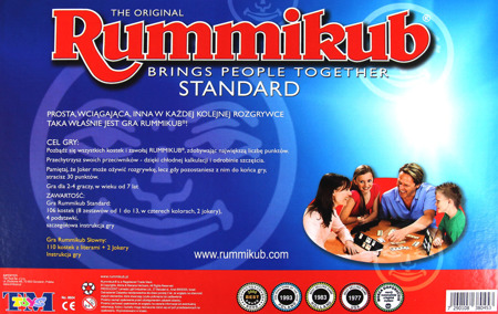 Rummikub 2w1 (Standard + Słowny)