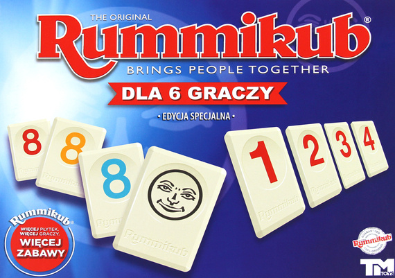 Rummikub dla 6 graczy (edycja specjalna XP)