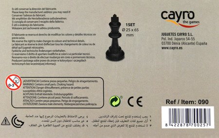 Szachy (akcesoria) - komplet figur szachowych (090C)