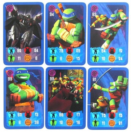 Turtles: Power Cards - Leonardo (niebieskie)