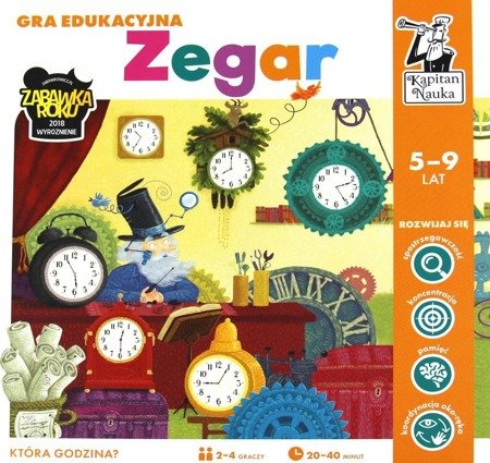 Zegar - gra edukacyjna (wydanie II)