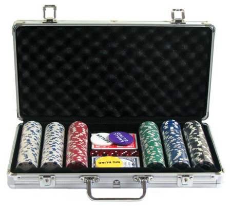 Żetony pokerowe bez nominałów 300 szt. 11.5 g (HG - 620905)