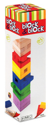 Drewniana wieża (kolorowe drewno) (859)